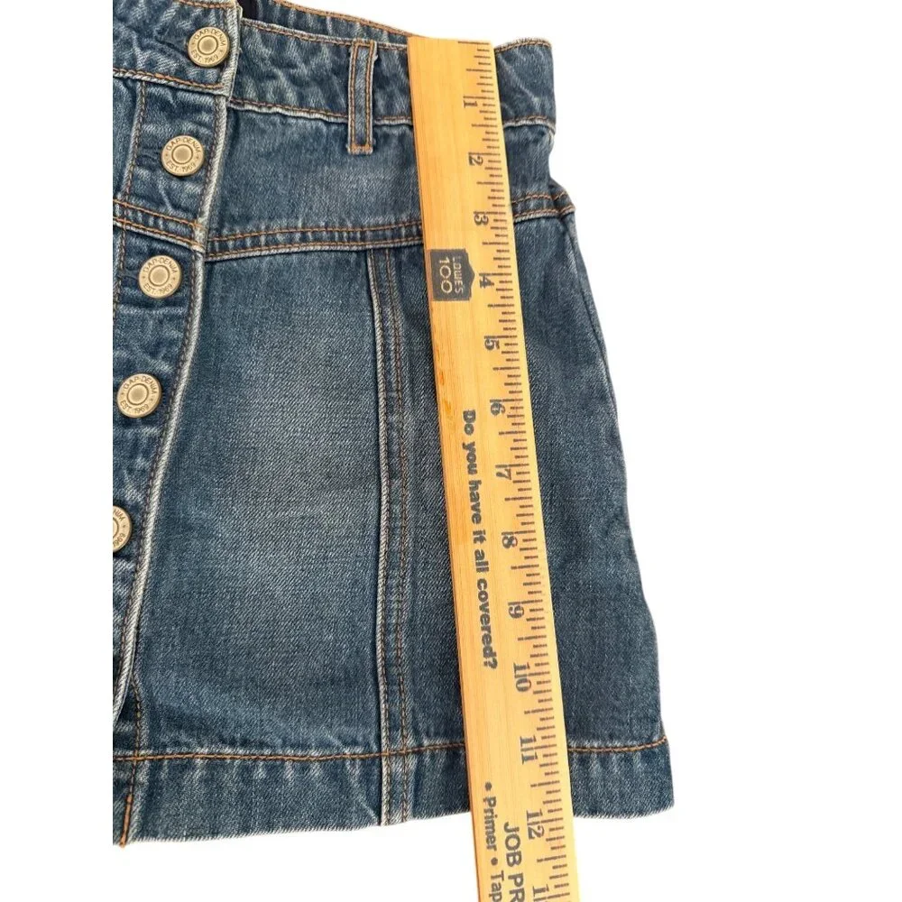 Gap Denim Button-Front Skirt – Girls‎ Size 7